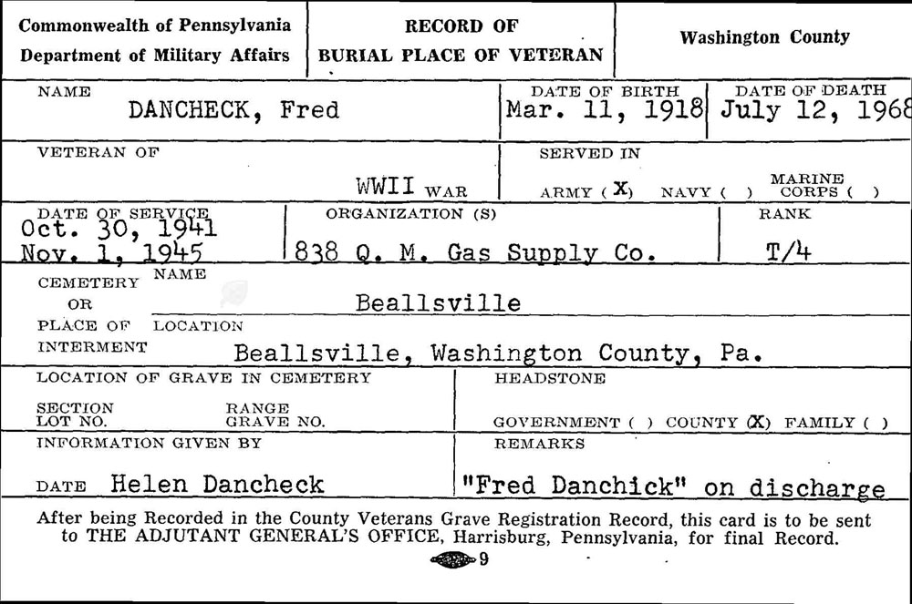 Fred Dancheck